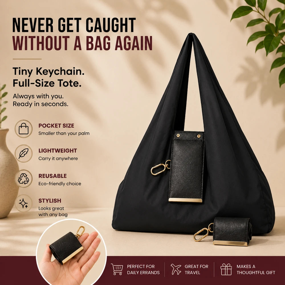 KeyFold Foldable Tote Bag