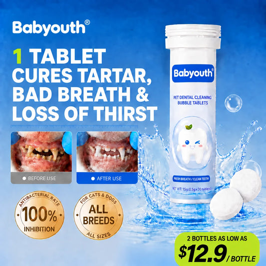 Babyouth Pet Dental Cleaning Tablets