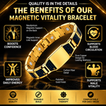 Mens Vitality Magnetic Bracelet