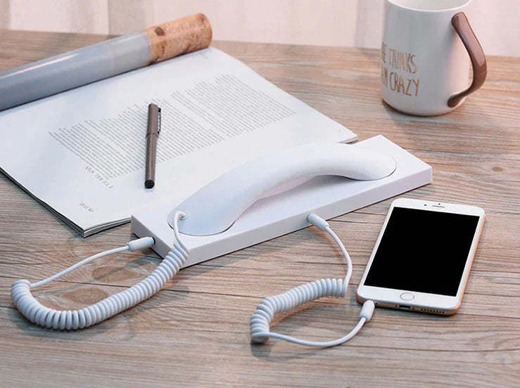 Retro Telephone Handset |Type-C/Lightning to 3.5mm Adapter