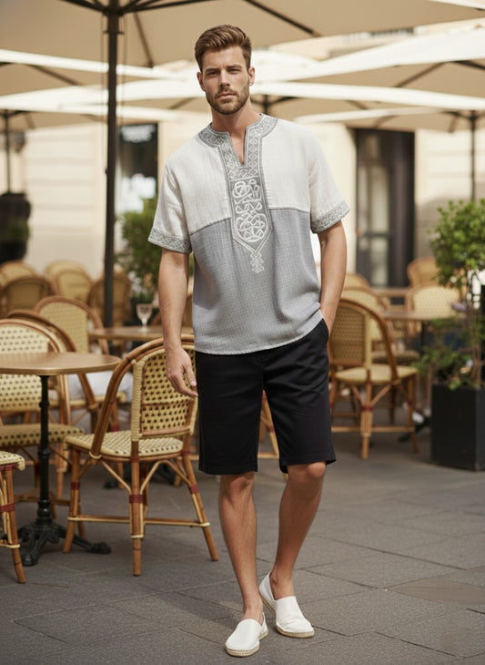 Artisan Weave Kurta Shirt