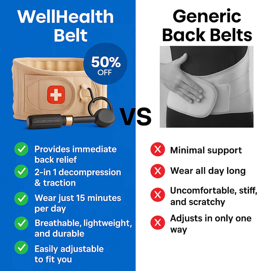 Inflatable Belt - 15 minutes a day to a pain-free life
