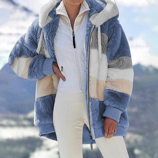 Plush Hooded Jacket