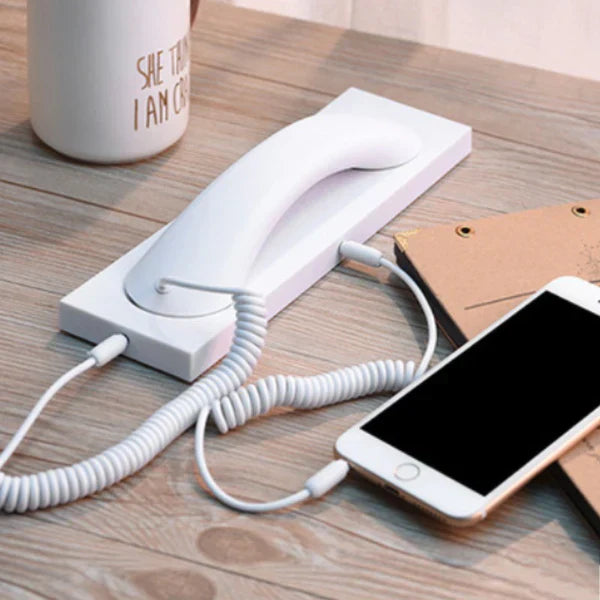 Retro Telephone Handset |Type-C/Lightning to 3.5mm Adapter