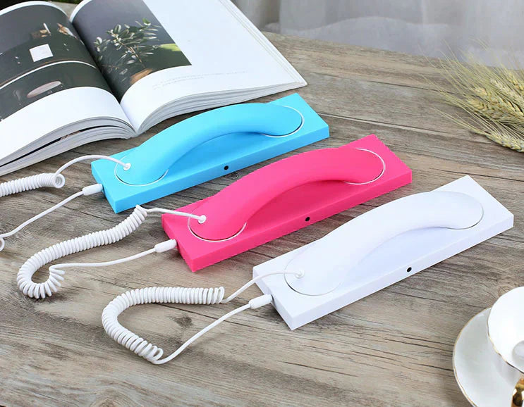Retro Telephone Handset |Type-C/Lightning to 3.5mm Adapter