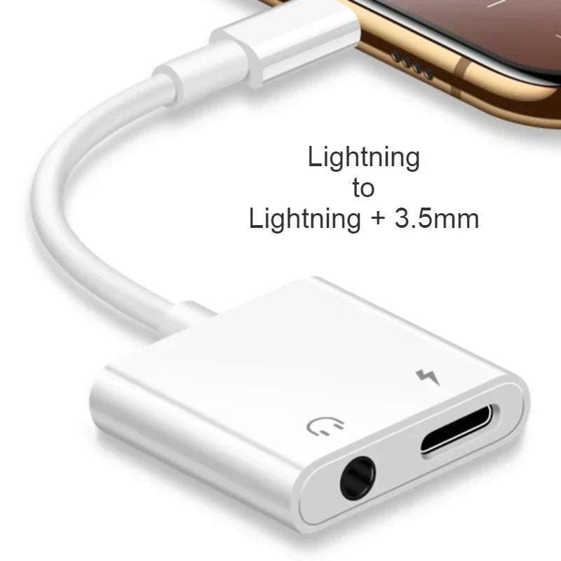Retro Telephone Handset |Type-C/Lightning to 3.5mm Adapter